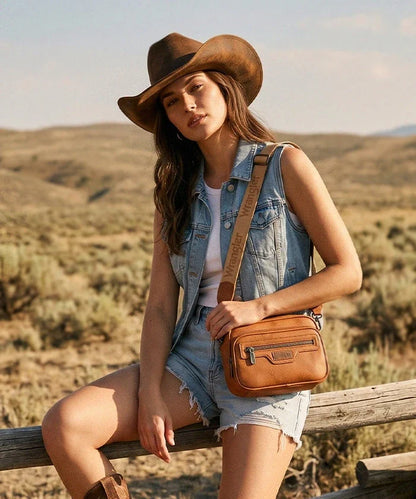 Wrangler Multi-Pocket Crossbody Bag