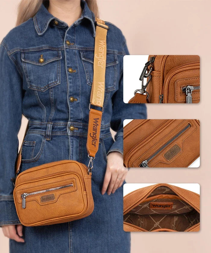 Wrangler Multi-Pocket Crossbody Bag