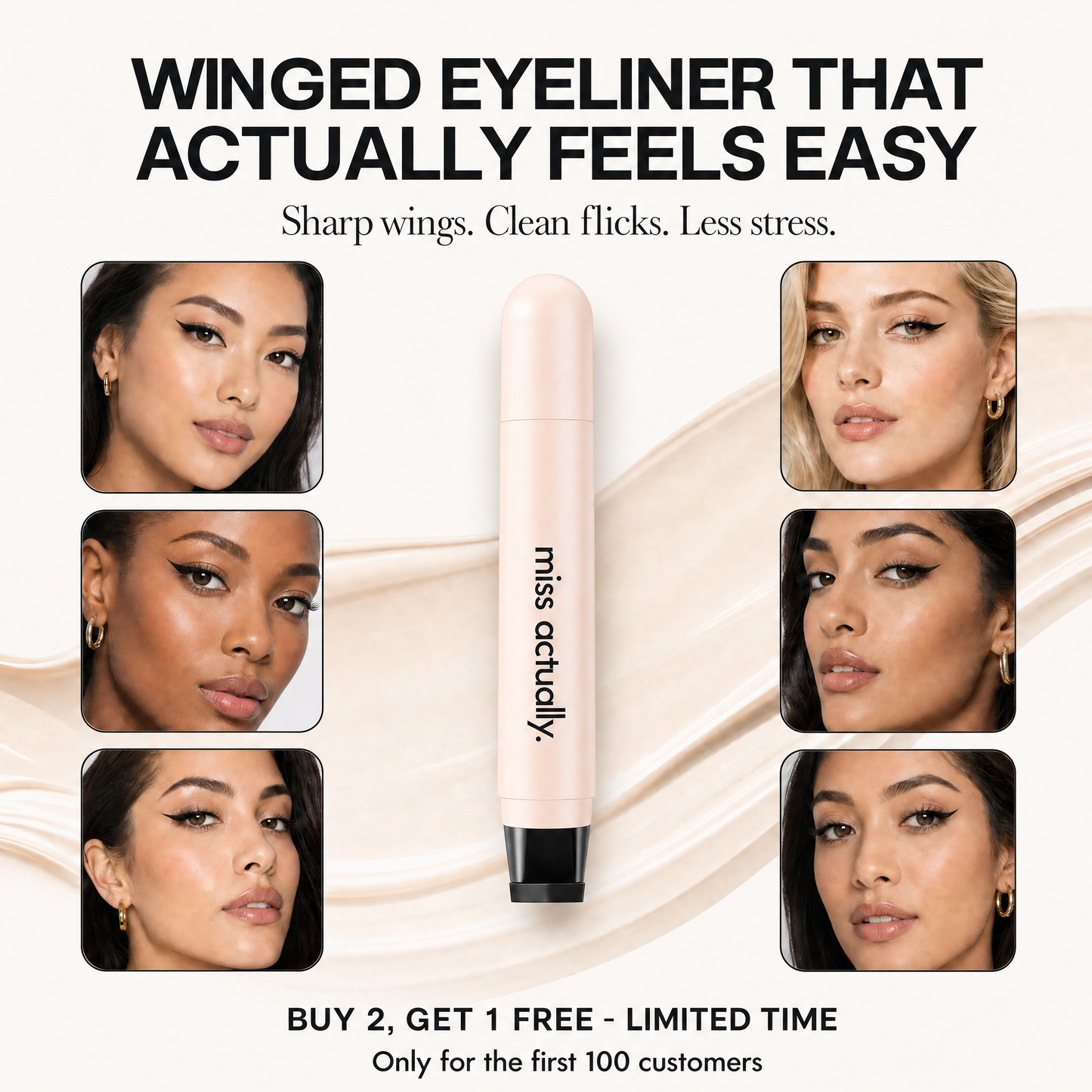 Winged Eyeliner Stamp