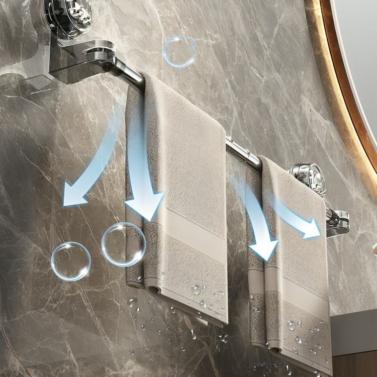 Space-Saver Towel Rack