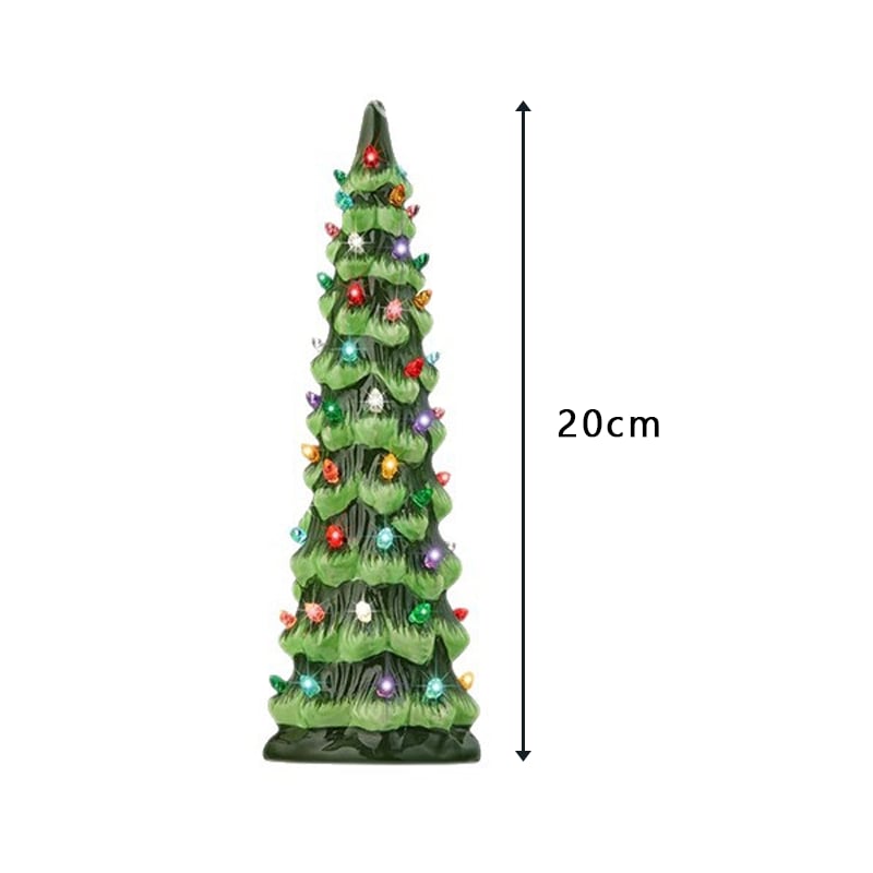 JollyNostalgia Hand-Painted Christmas Trees