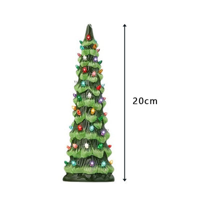 JollyNostalgia Hand-Painted Christmas Trees