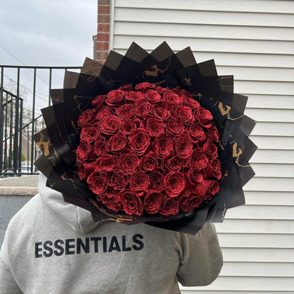 Starlight Rose Glitter Bouquet