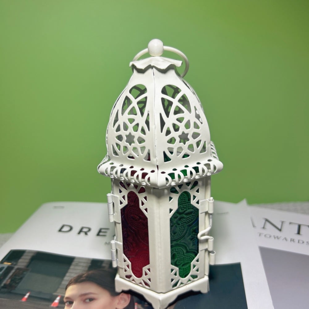 ColorGleam Retro Moroccan Lantern