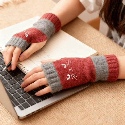 WarmWhiskers Fingerless Gloves