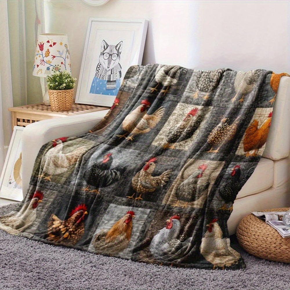 CozyCluck Patchwork Blanket