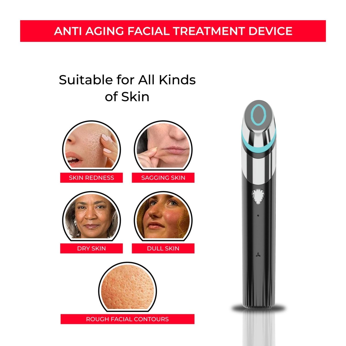 DermaGlow Facial Massager
