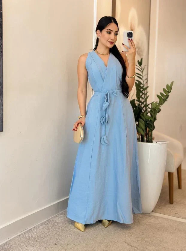 FemmeFlow Linen Dress