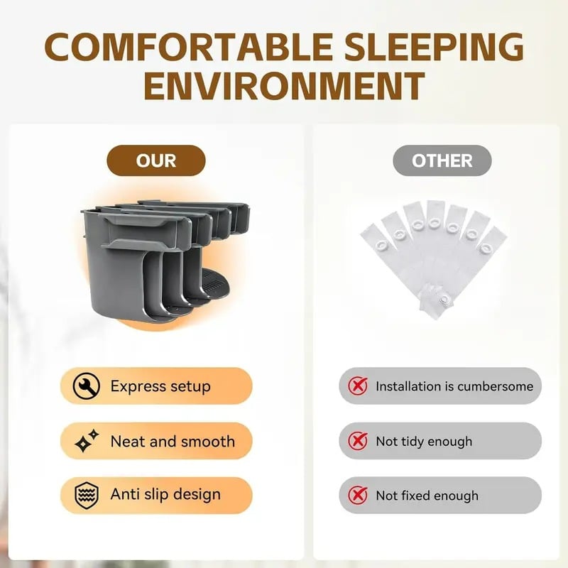 No-Slip Sheet Straps 4-Pack