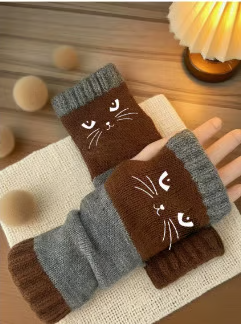 WarmWhiskers Fingerless Gloves