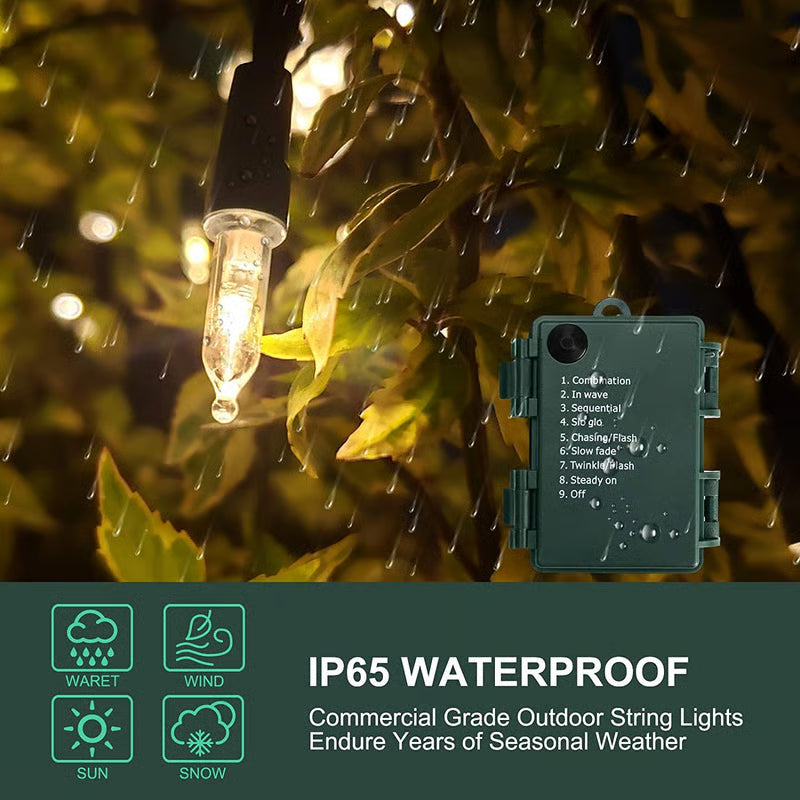GlowPine Pre-Lit Christmas Urn Filler