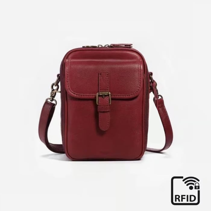 TravelGuard RFID Leather Bag