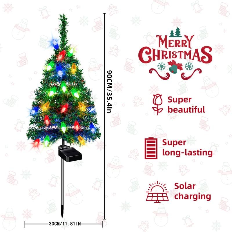 FestivaSolar LED Christmas Trees