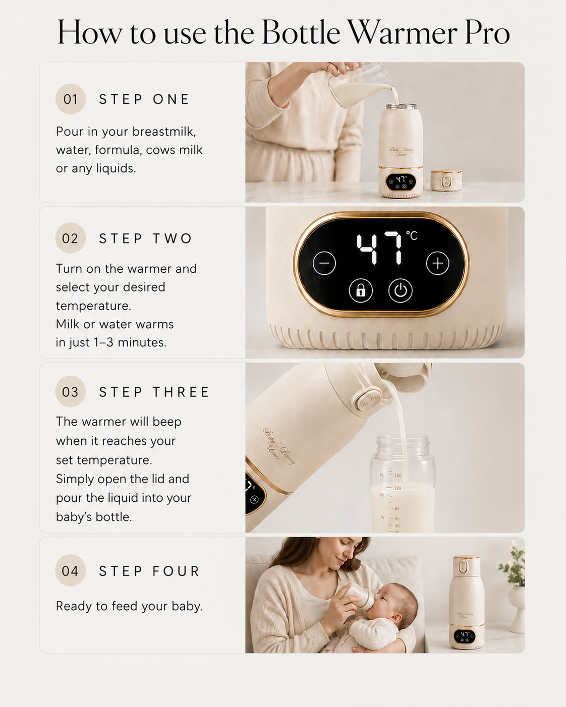 Portable Bottle Warmer PRO