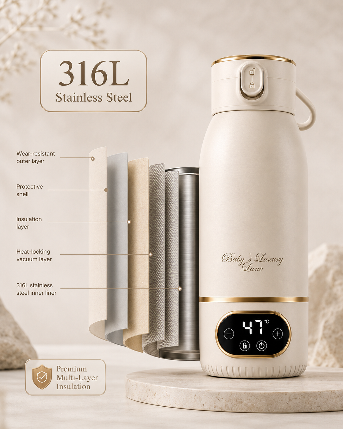 Portable Bottle Warmer PRO