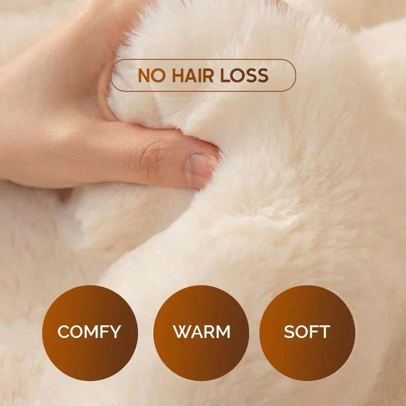 Plush Sofa Throw Cover