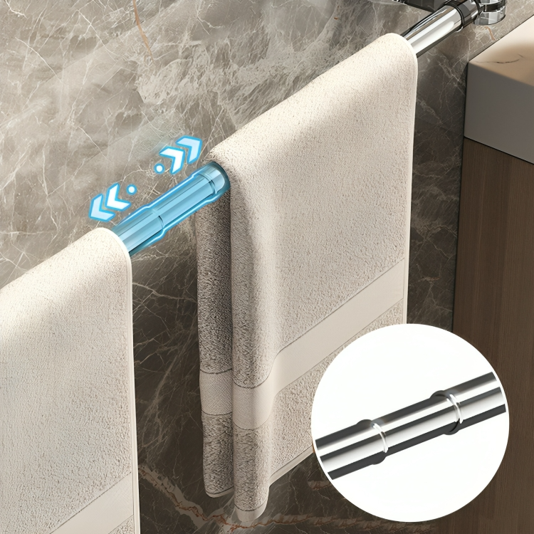 Space-Saver Towel Rack