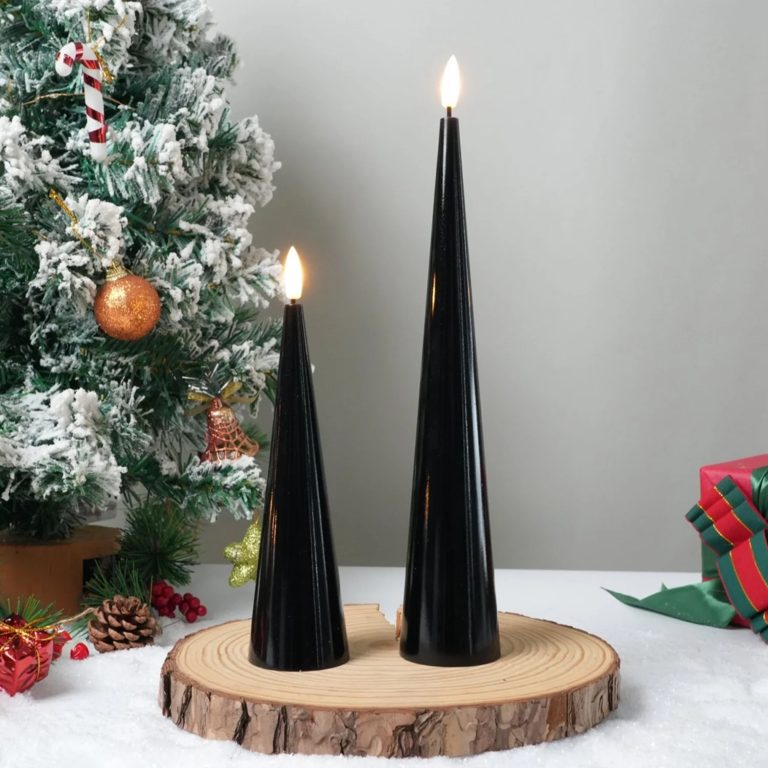 Cone Candles Set of 2