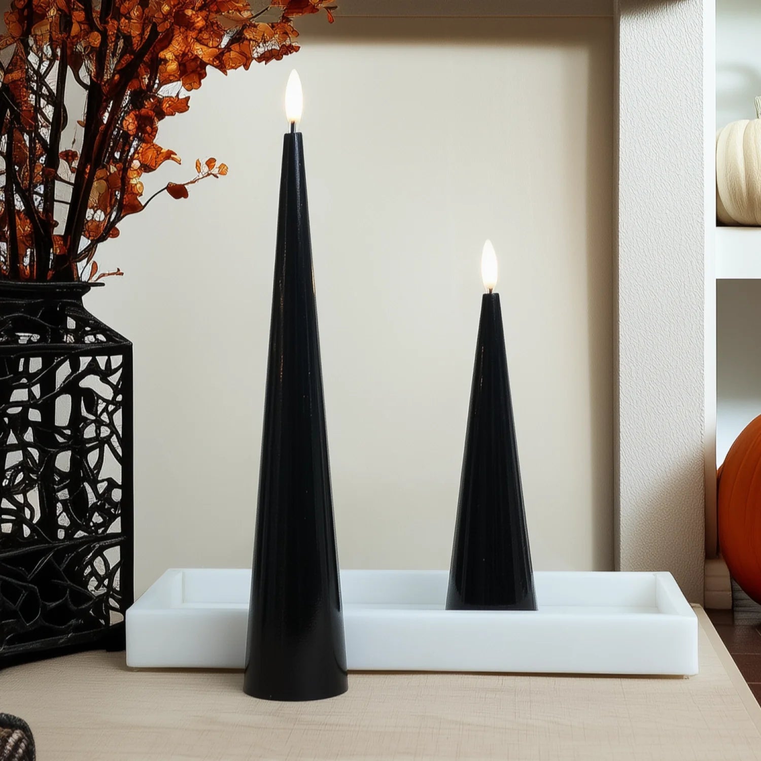 Cone Candles Set of 2