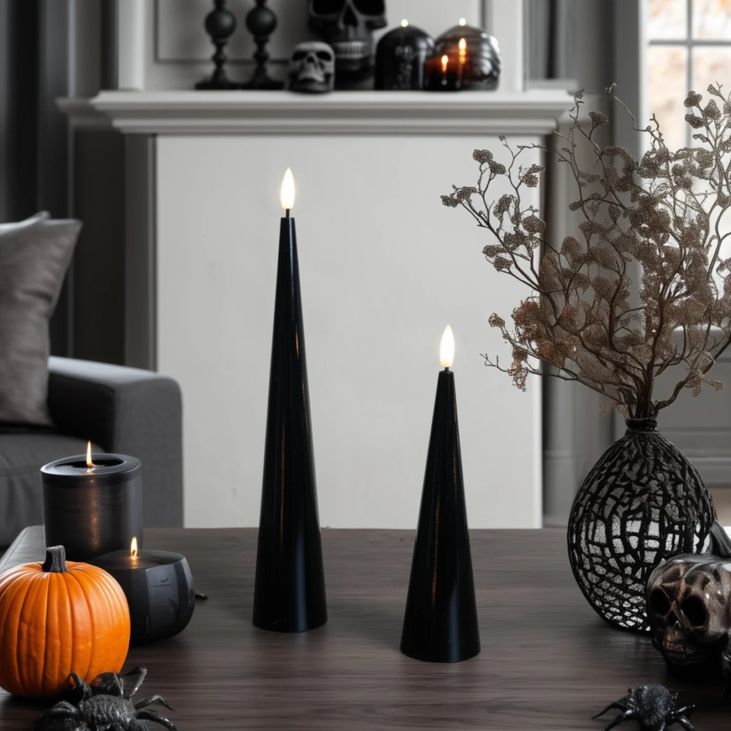 Cone Candles Set of 2