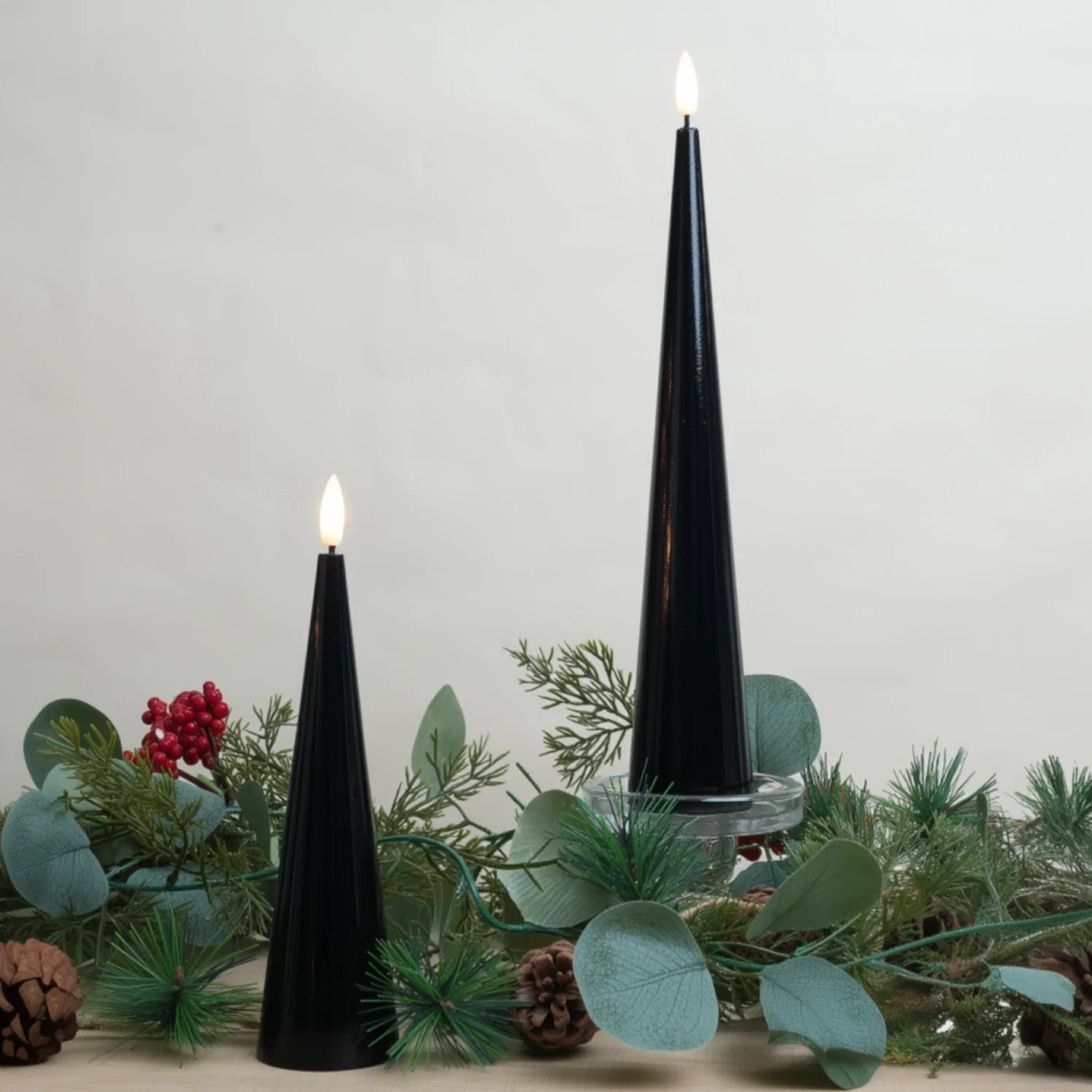 Cone Candles Set of 2