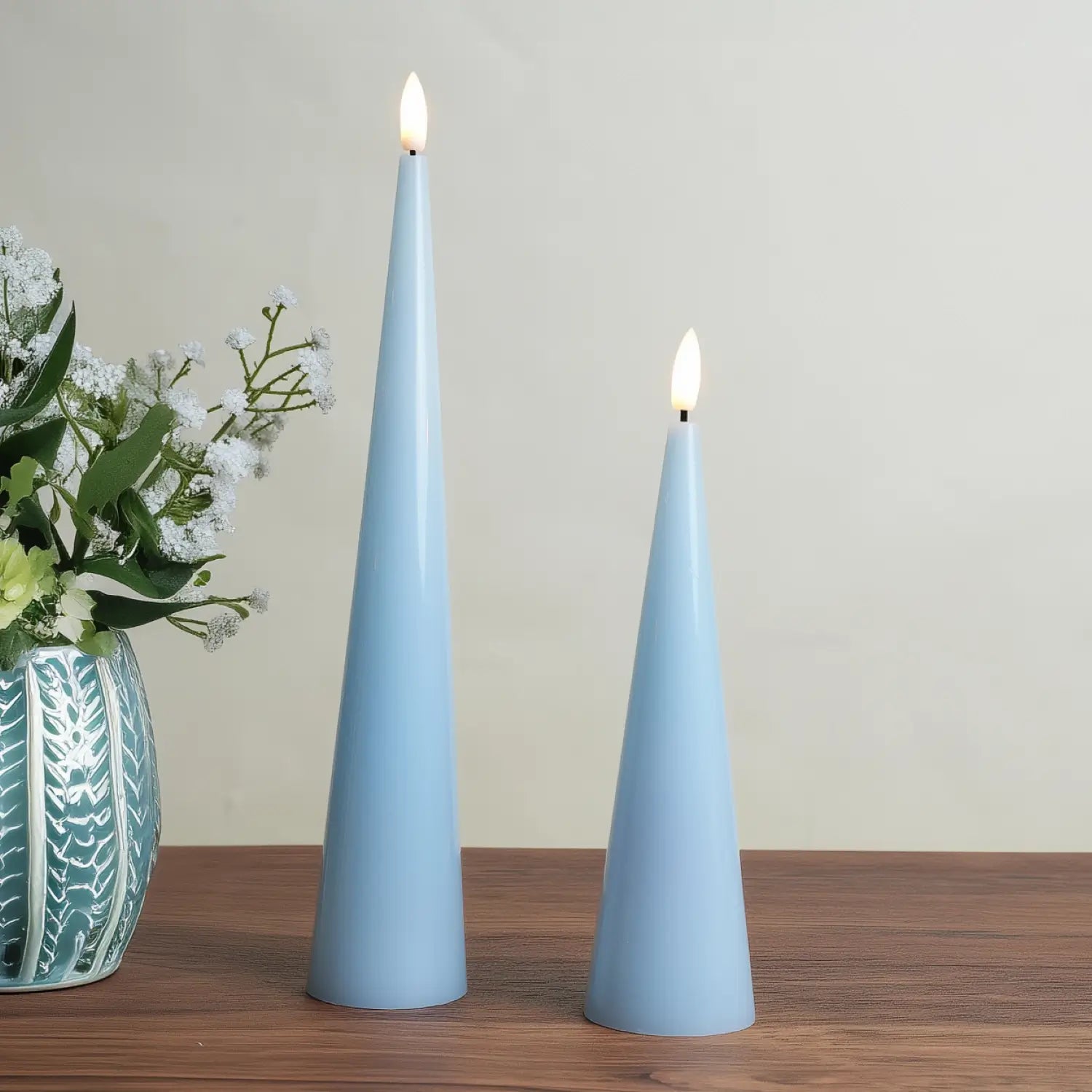 Cone Candles Set of 2