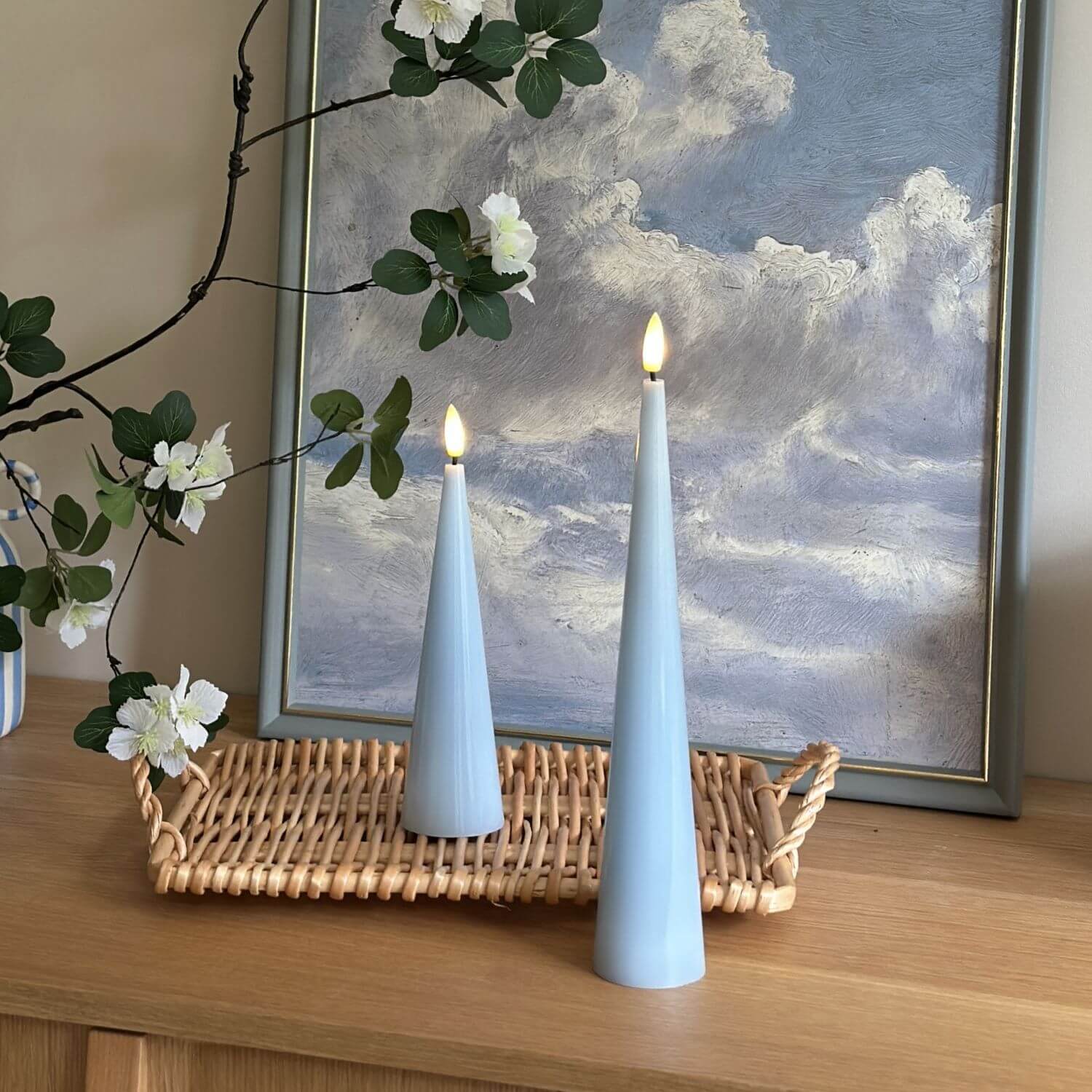 Cone Candles Set of 2