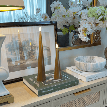 Cone Candles Set of 2