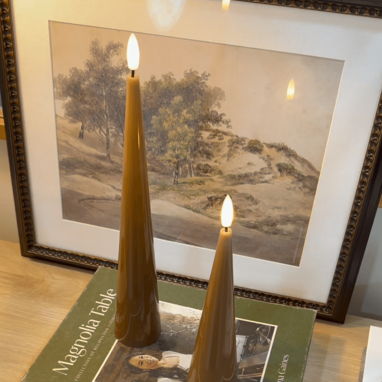Cone Candles Set of 2