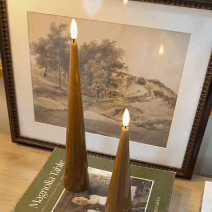 Cone Candles Set of 2
