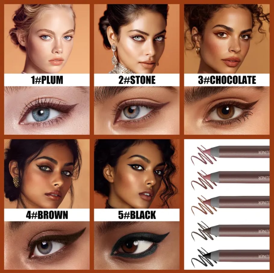VelvetEdge Waterproof Eyeliner Pencil | 2 for 1!🔥
