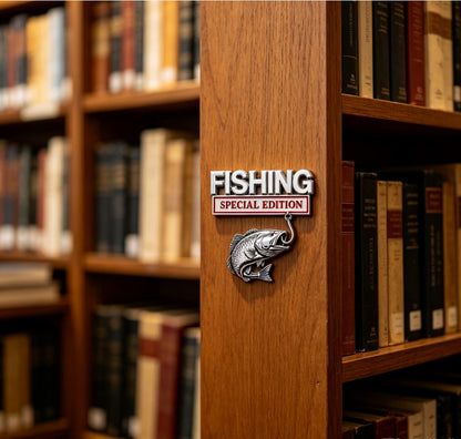 3D Metal Vehicle Fishing Badge