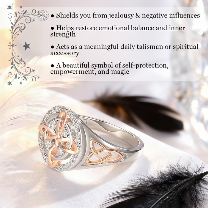 Moonbound Knot Protection Ring