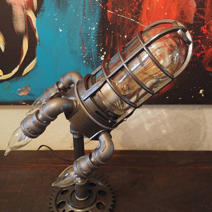 FlameTrail Rocket Lamp