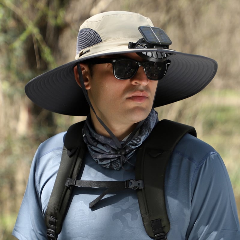 Solar Fan Hat - Unisex Outdoor Fishing