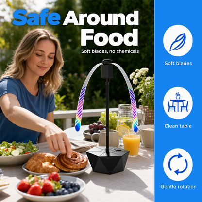 BreezoFan™ – Silent Fan for Bug-Free Outdoor Comfort