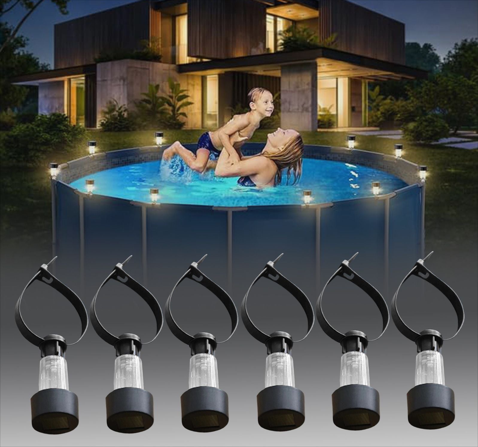 GlowPool Solar LED Lights