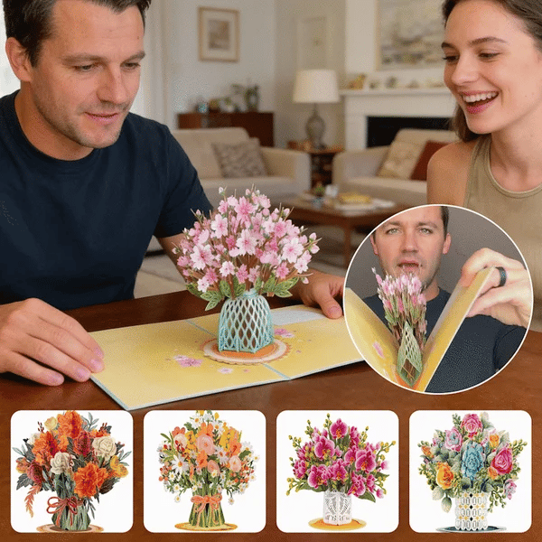 FloraFold Pop-Up Flower Card & Décor