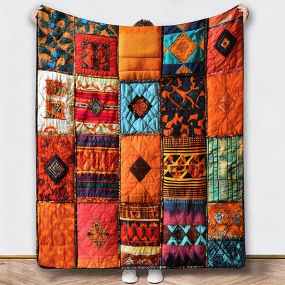 Farmhouse Chicken Flannel Throw