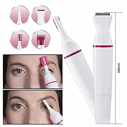 BareGlow 5-in-1 Painless Hair Remover