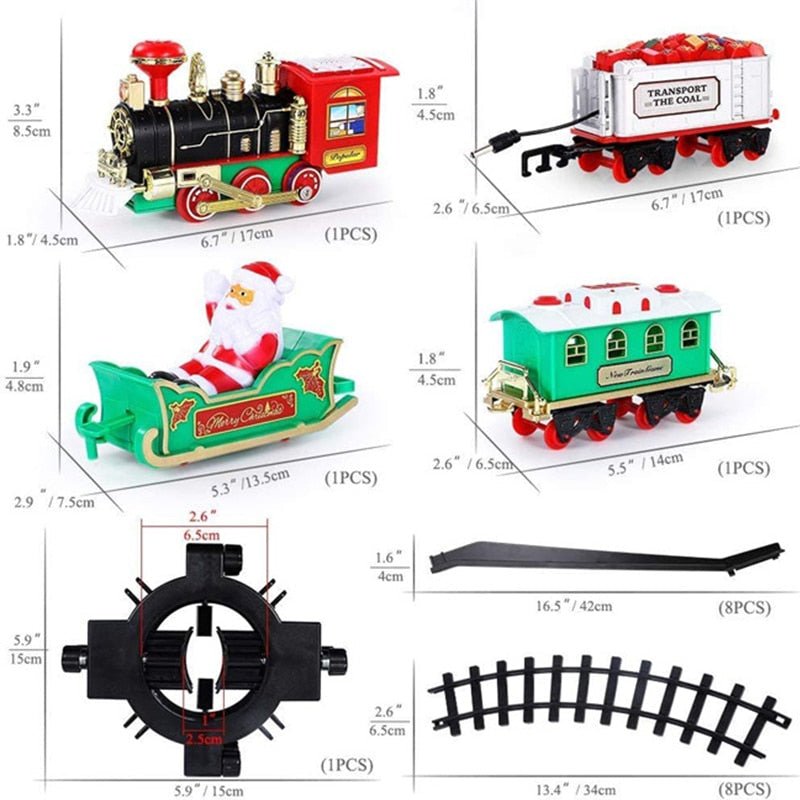JollyTree Christmas Tree Train Set