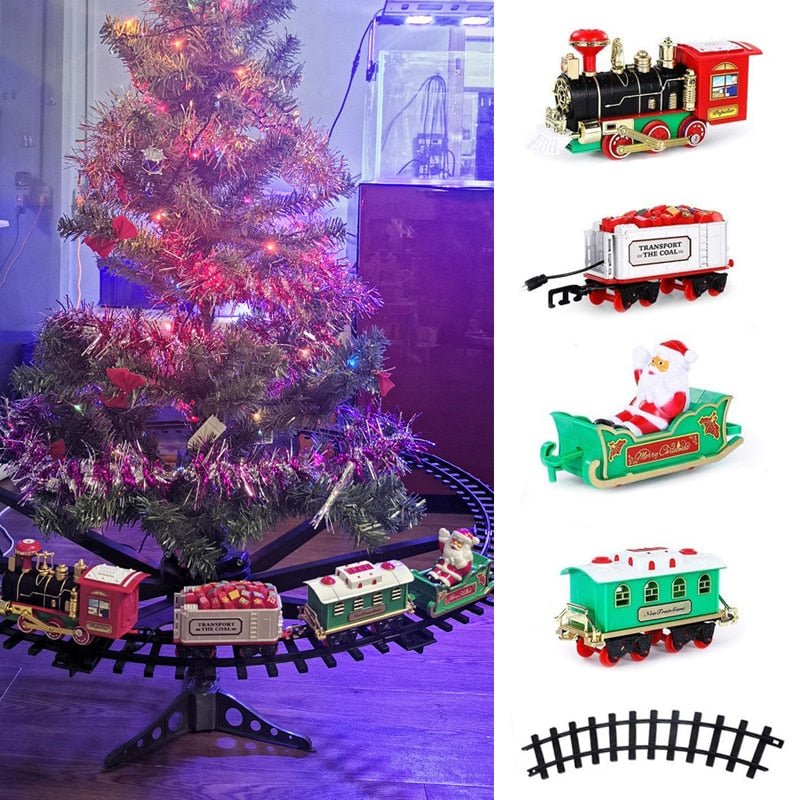 JollyTree Christmas Tree Train Set