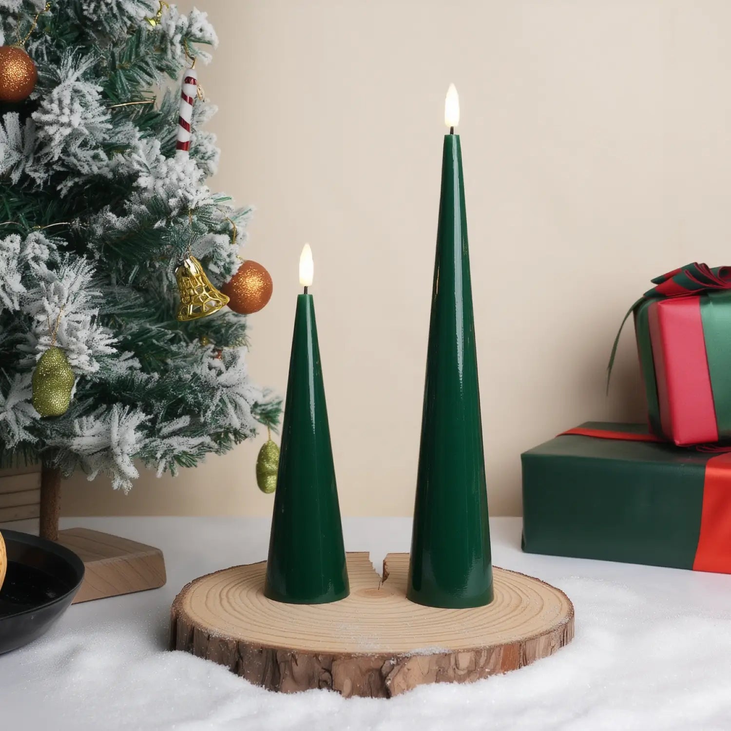 Cone Candles Set of 2