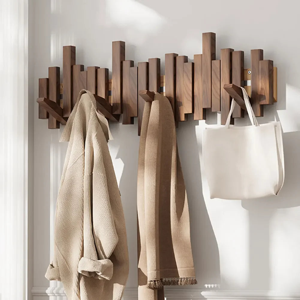 MagniFold Wooden Coat Rack