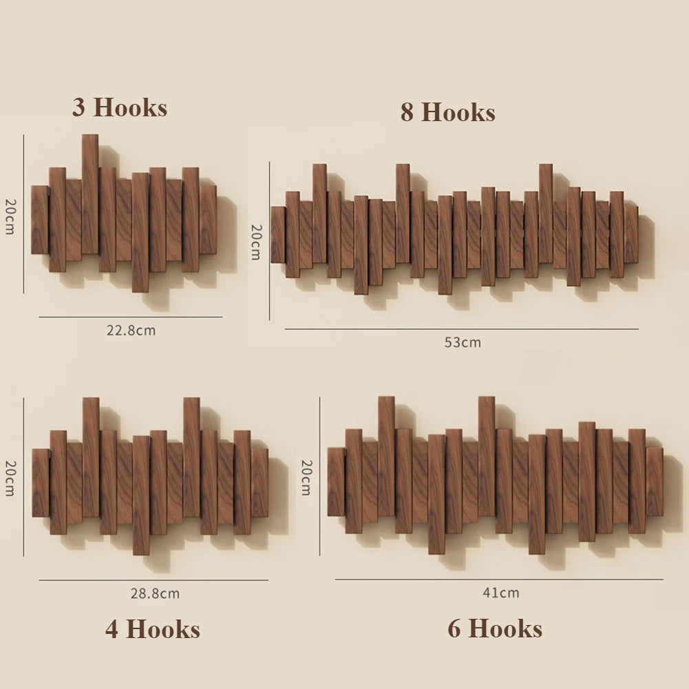 MagniFold Wooden Coat Rack