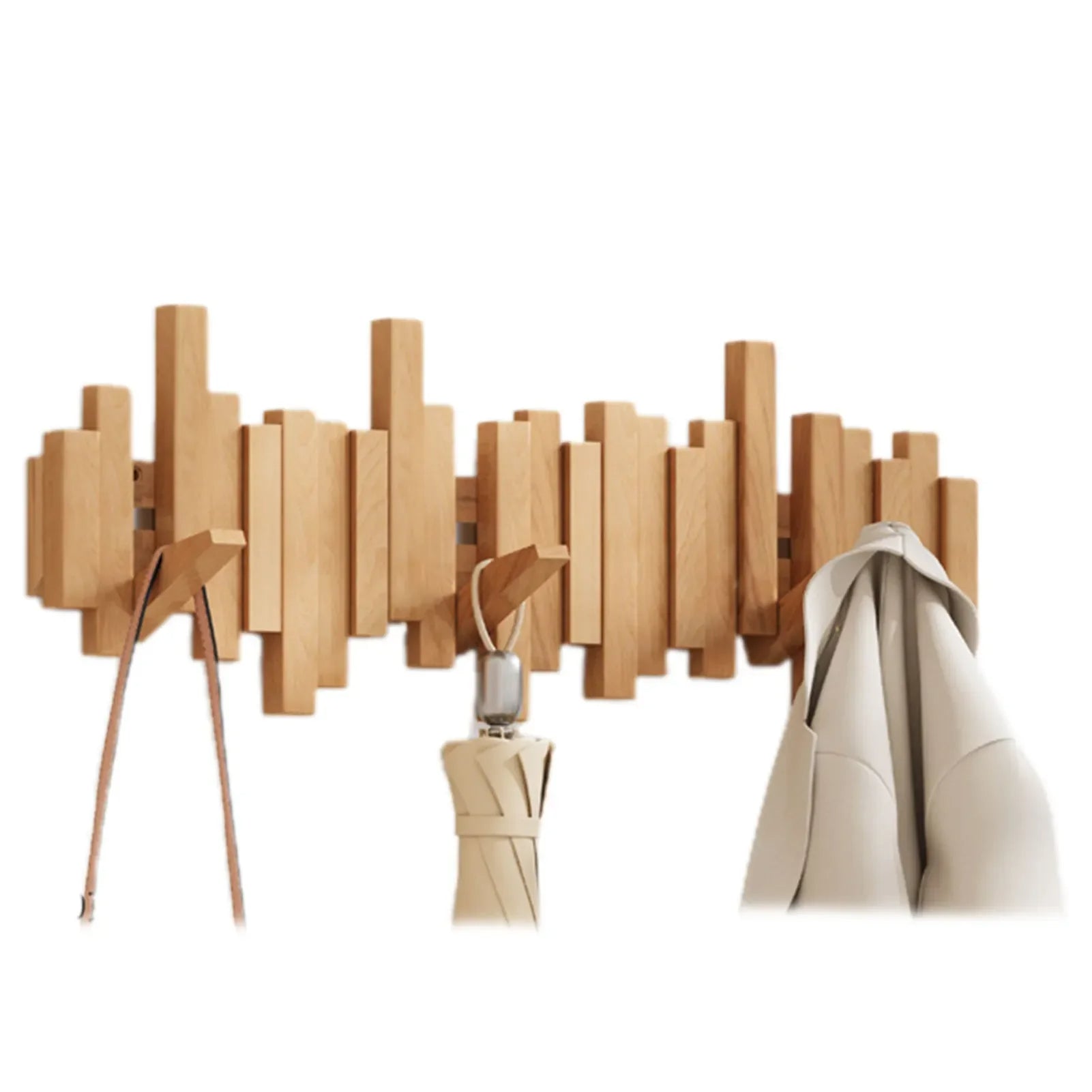 MagniFold Wooden Coat Rack
