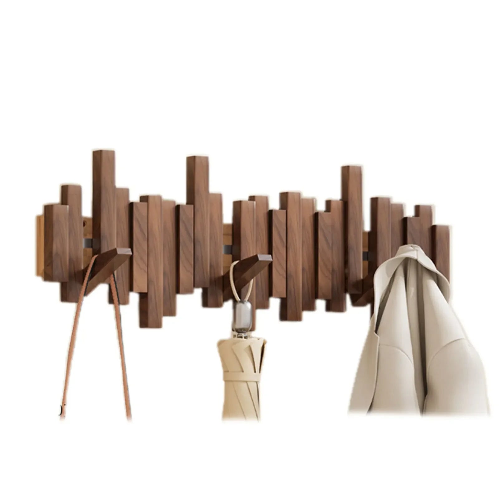 MagniFold Wooden Coat Rack