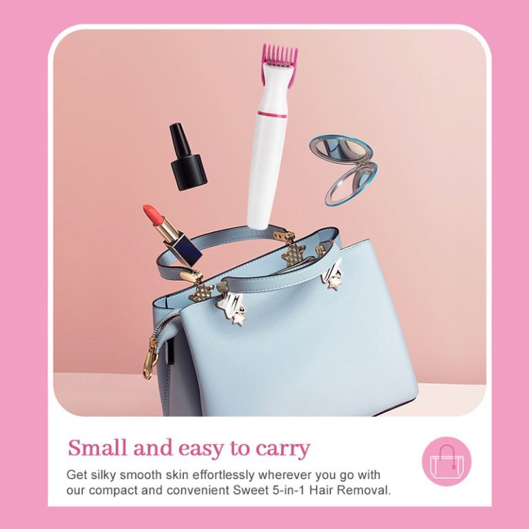 BareGlow 5-in-1 Painless Hair Remover