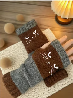 KittyKnit Fingerless Gloves