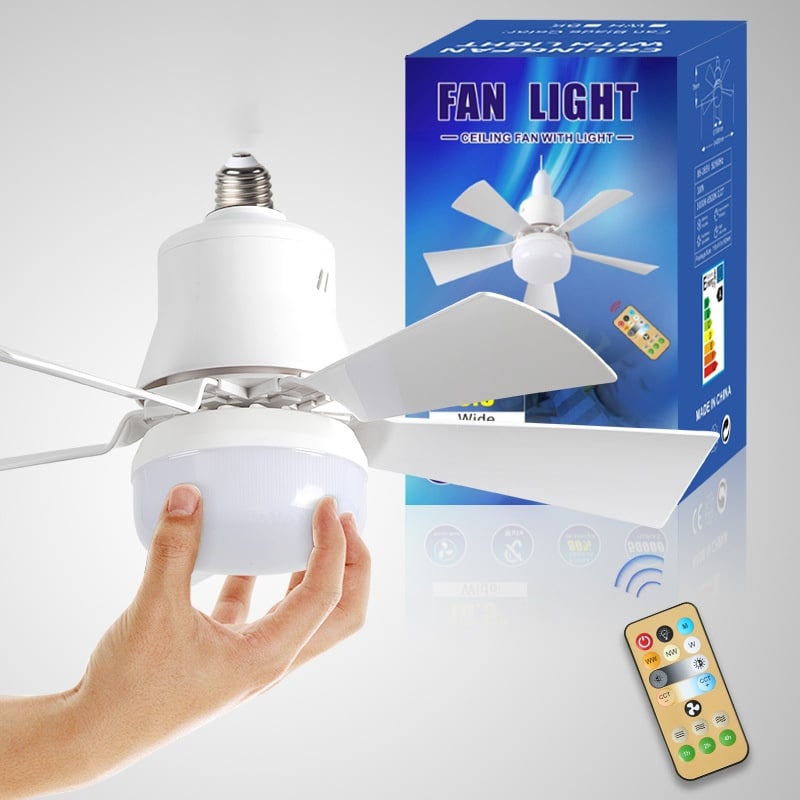 LED Ceiling Fan Light with Remote